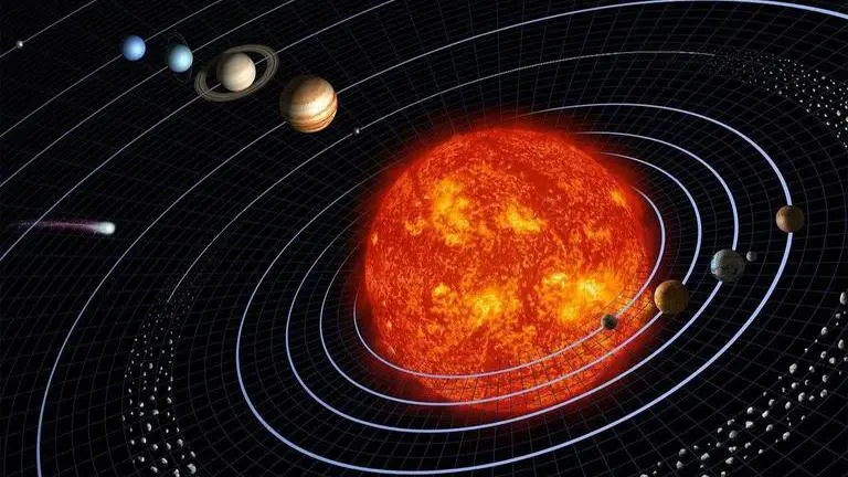 Scientist shows in a video how all planets and Sun orbit an unseen centre scientist