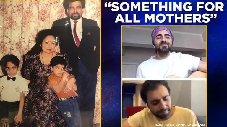 Mother's Day: Ayushmann Khurrana's soulful rendition with his hit partner wins hearts Mother's Day: Ayushmann Khurrana's soulful rendition with hit partner is winning hearts