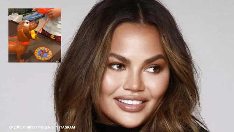Chrissy Teigen distracts herself from US election polls with 'puppy poop' toys & cooking chrissy teigen