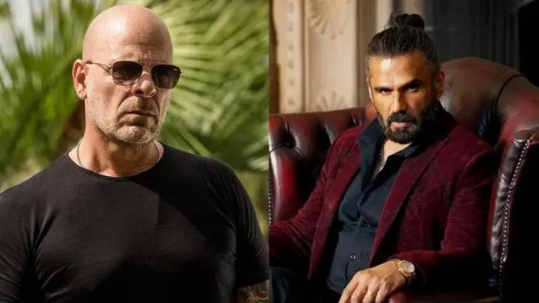 Can Suniel Shetty be perfect as John McClane in the action flick 'Die Hard's' desi remake? suniel shetty
