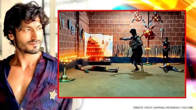 Vidyut Jammwal shares glimpse of third eye training, aces Kalaripayattu martial arts style Vidyut Jammwal shares glimpse of third eye training, aces Kalaripayattu martial arts style