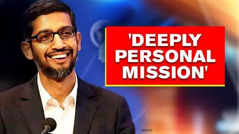 Google CEO Sundar Pichai announces investment of $10 Billion in India Google