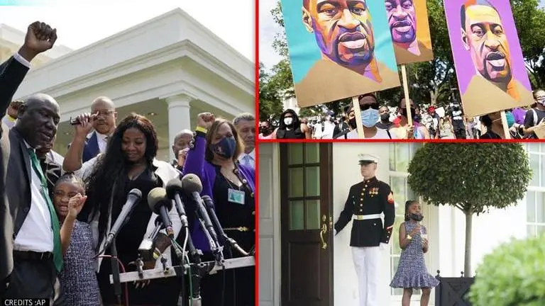 George Floyd's family meets with Biden at White House, urges to pass police reform bill George Floyd