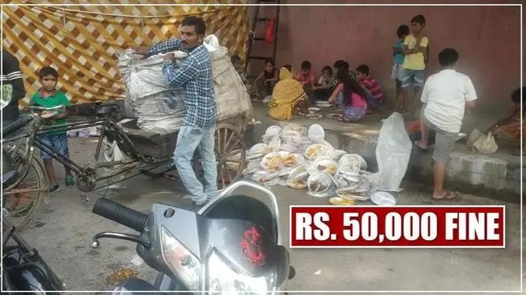 SDMC imposes fine on Bhandara organiser over thermo plastic usage SDMC