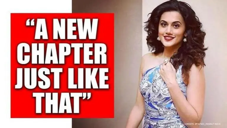 Taapsee Pannu looks back at moving-to-new-apartment day, recalls it as 'a defining moment' Taapsee Pannu