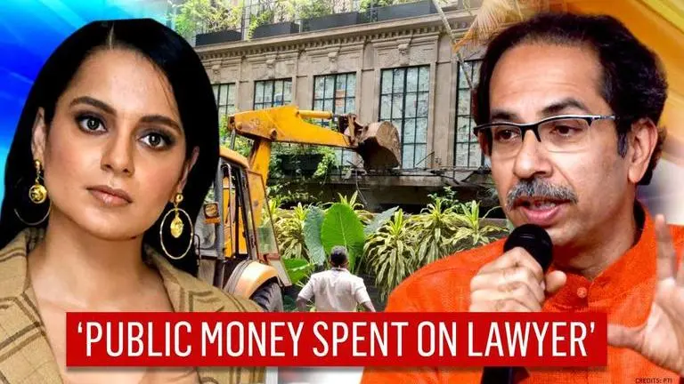 Kangana Ranaut slams BMC, Uddhav Govt for spending '₹82 lakh' to fight her over demolition Kangana Ranaut