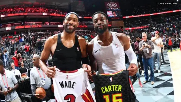 Dwyane Wade reveals how Vince Carter inspired him to do pre-game chin-ups dwyane wade