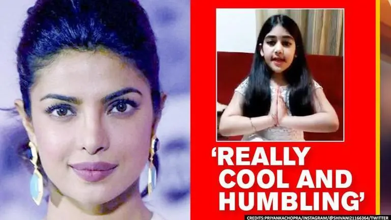 Priyanka Chopra praises 9-year-old girl for reciting excerpt from her speeches assertively Priyanka Chopra praises 9-year-old girl for reciting excerpt from her speeches assertively