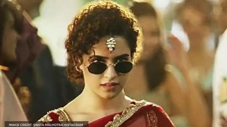 Sanya Malhotra stuns with bridal pic, worried fan asks 'aap aise kaise shaadi kr skte hai' sanya malhotra