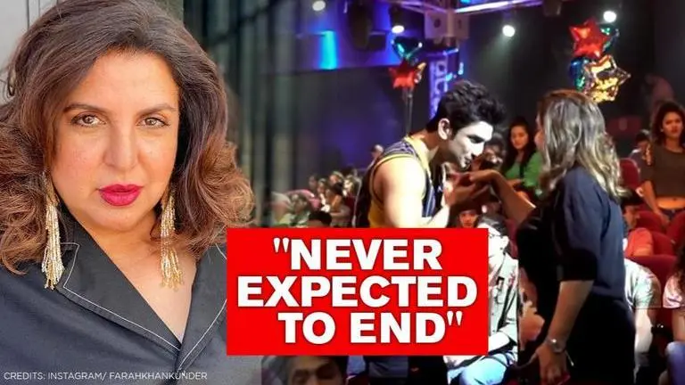 Farah Khan shares glimpse of Sushant's hardwork & talent in making of 'Dil Bechara', Watch Farah Khan