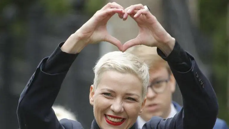Checkpoint where Belarusian opp members crossed to Ukraine