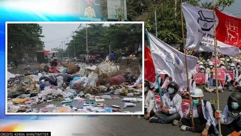 Myanmar protesters launch 'garbage strike' as death toll crosses 500 in military crackdown Myanmar