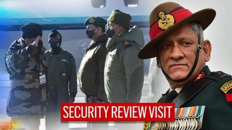 Ahead of Army day, CDS General Bipin Rawat visits Ladakh to review security along LAC CDS