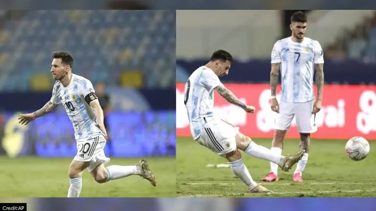 Lionel Messi pulls out stunning free-kick goal in Copa America Quarter-Final vs Ecuador Lionel Messi/Copa America