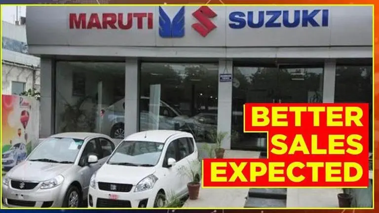 Maruti Suzuki India expects better sales ahead of festive season Maruti