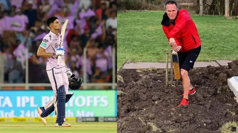GT vs SRH: Michael Vaughan's remark on Shubman Gill gets epic reply from Australia great Shubman Gill and Michael Vaughan