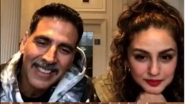 Did Akshay Kumar just spill details of Huma's character in Bell Bottom? akshay kumar