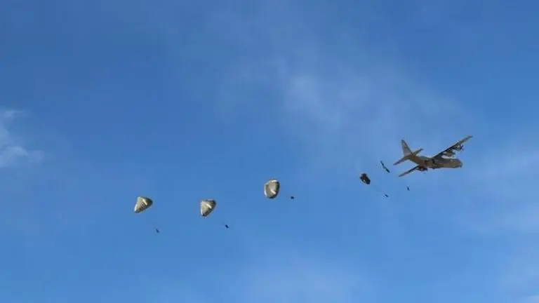 Indian Army conducts high altitude airborne exercise along northern borders Indian Army