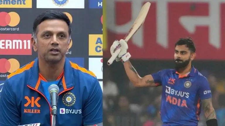'Not at all, never by us': Coach Rahul Dravid interrupts reporter to defend Virat Kohli Rahul Dravid