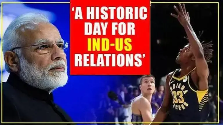 PM Narendra Modi calls the first NBA match in India 'historic' NBA in India