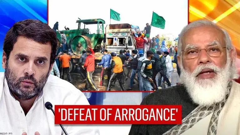 Rahul Gandhi welcomes farmers' entry into Delhi, says 'Centre must repeal agrarian laws' Rahul Gandhi