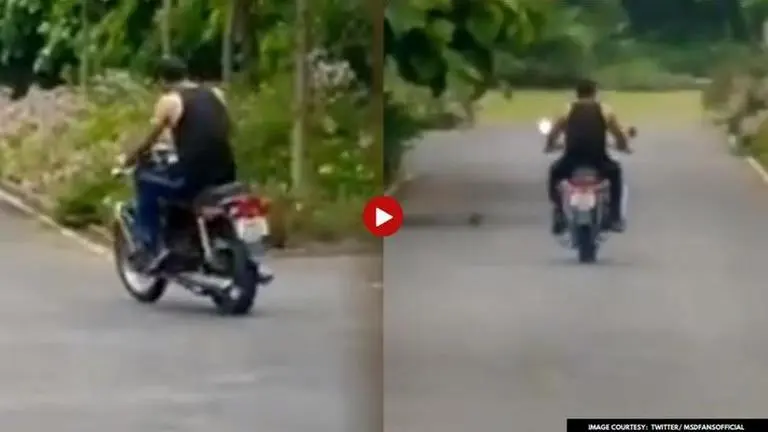 MS Dhoni celebrates 39th birthday with bike ride in Ranchi farmhouse; watch video MS Dhoni