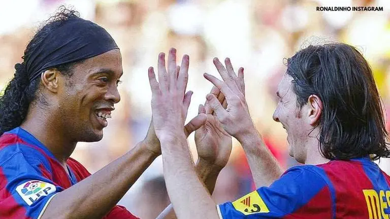 Ronaldinho adopted Lionel Messi as a younger brother, claims Barcelona legend Xavi Ronaldinho