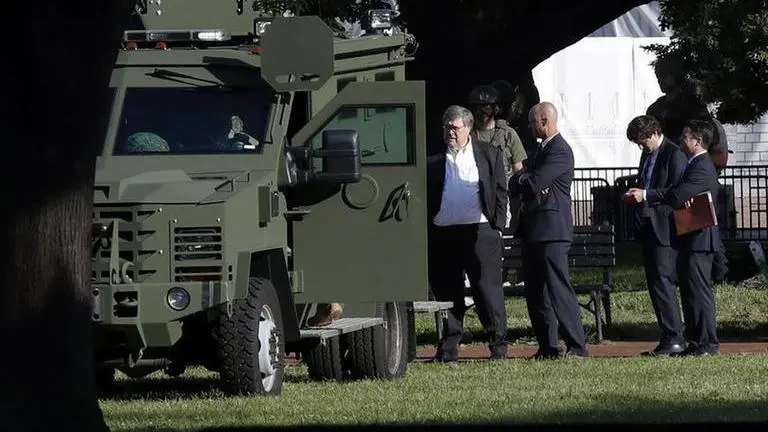 Barr says he didn’t give tactical order to clear protesters