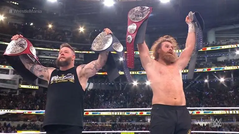 WWE WrestleMania 39 results: Sami Zayn and Kevin Owens secure epic win over the Usos Sami Zayn and Kevin Owens