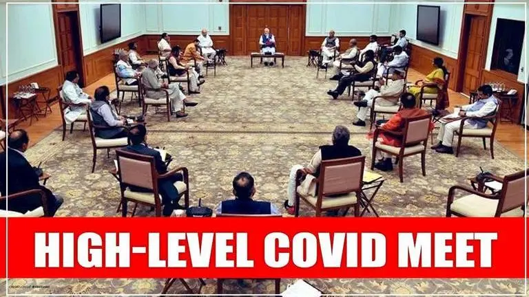 PM Modi chairs top-level meet on Covid decisions implementation; HM, CDS, Rail Min present PM Modi