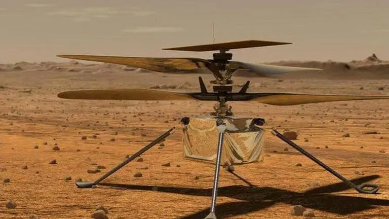 NASA's Ingenuity helicopter takes first flight on Mars, watch video of 'historic ascent' Image Credits: NASA