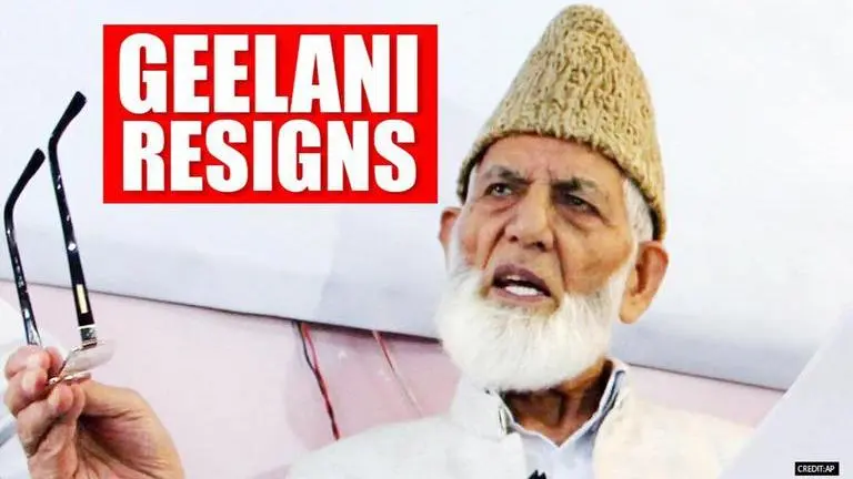 Pro-Pak separatist Syed Ali Shah Geelani resigns from Hurriyat Conference; blames party Geelani