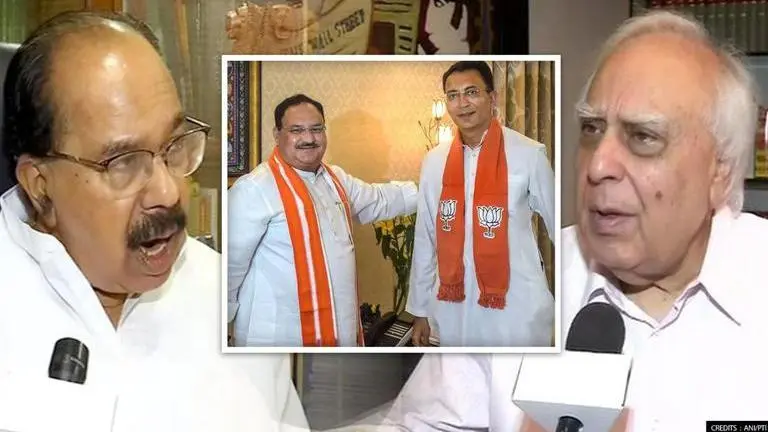 Moily says Jitin Prasada incompetent & Congress needs surgery; Sibal 'will never join BJP' ANI/PTI