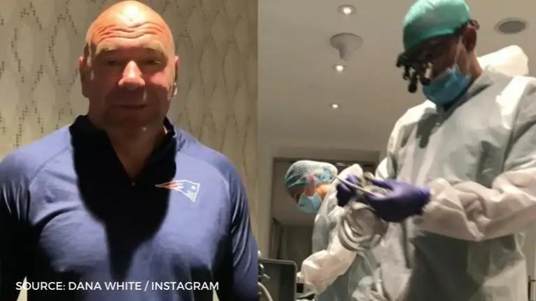 Dana White breaks tooth on day one of Fight Island, calls dentist in: 'Off to a bad start' Dana White