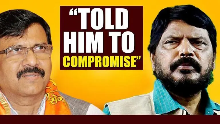 Ramdas Athawale reveals counseling Shiv Sena's Sanjay Raut, urging compromise with BJP athawale
