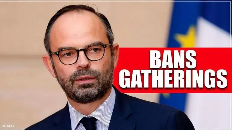 France's Prime Minister bans gatherings of more than 100 people