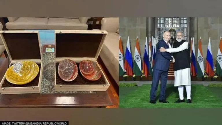 India-Russia Summit: PM Modi gifts President Putin artistic Agate Bowls; Details here PM Modi