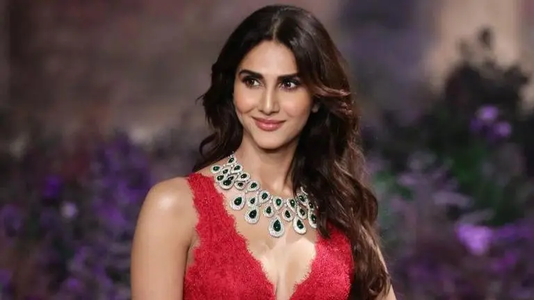 Vaani Kapoor walks the ramp for Rose Room by Isha J at India Couture Week 2023 Vaani Kapoor