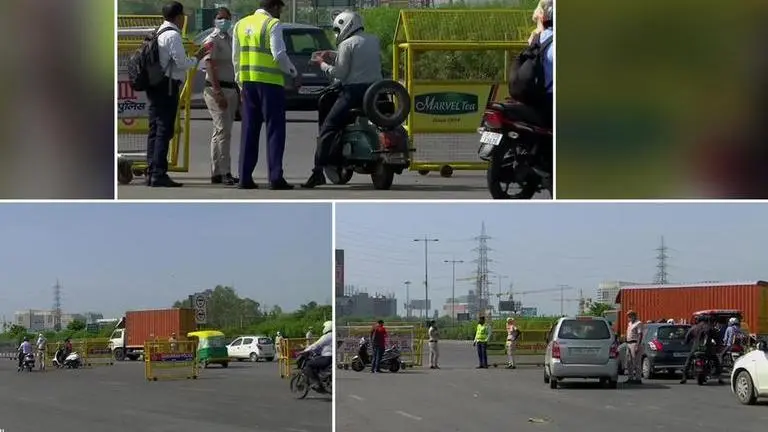 Haryana seals border with Delhi as the national capital sees sharp hike in COVID-19 cases Haryana