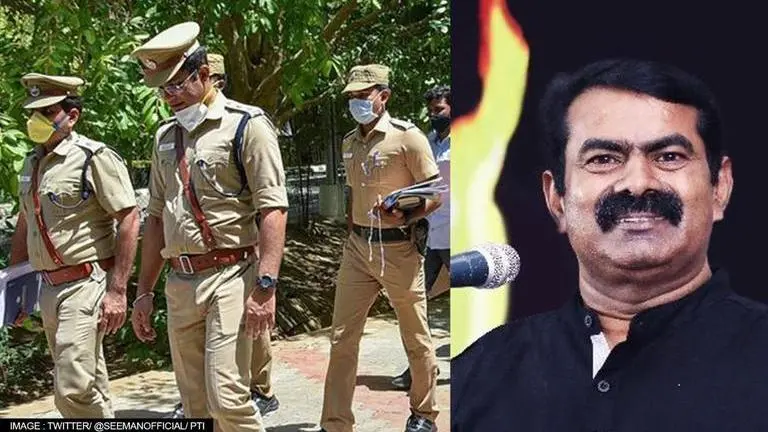 Tamil Nadu: NTK chief Seeman booked for sedition after hoisting Moovendar flag on Nov 1 Seeman