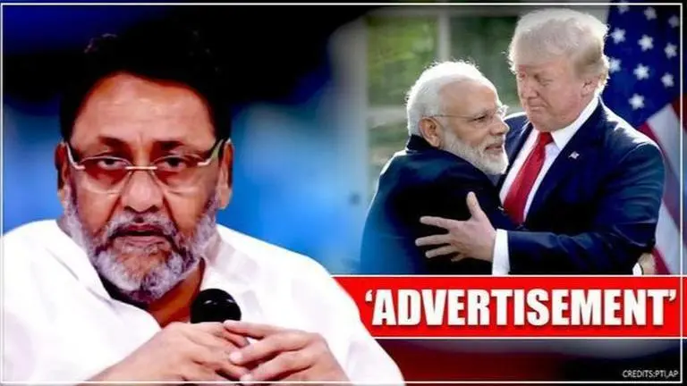 Nawab Malik says Trump's India visit is an advertisement ahead of US presidential polls Nawab