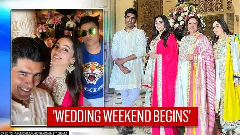 JP Dutta’s daughter Nidhi to tie the knot with Binoy Gandhi, Manish Malhotra shares pics