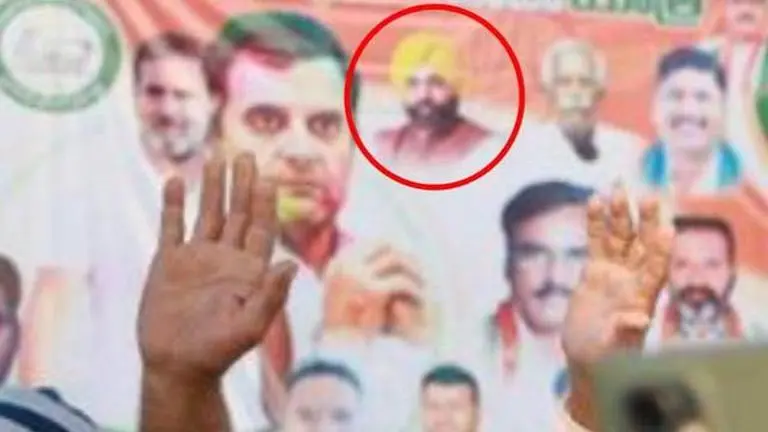 AAP mocks Congress for using CM Mann's picture in Bharat Jodo poster; 'Even they know...' Congress
