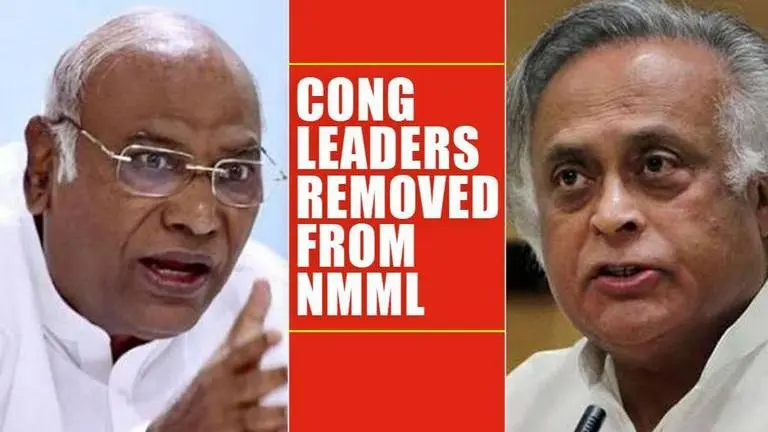 Kharge, Jairam Ramesh dropped from Nehru Memorial Museum & Library Kharge, Jairam Ramesh