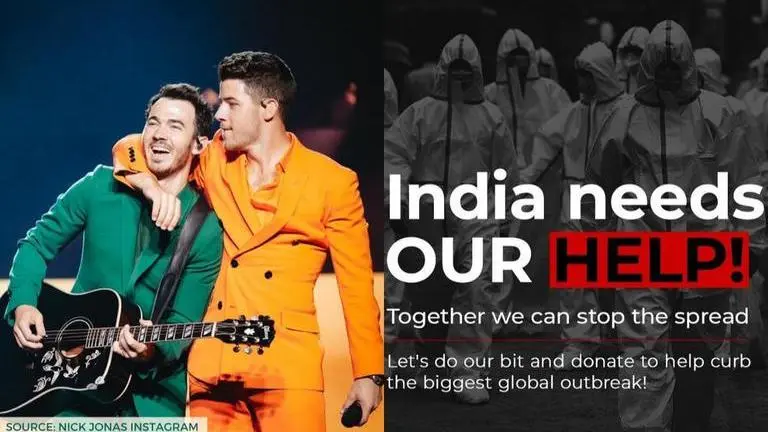Nick Jonas and Kevin Jonas urge fans to help India amidst COVID crisis Nick Jonas and Kevin Jonas