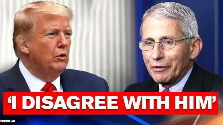 Donald Trump rejects Anthony Fauci's comments, says US 'in good place' with COVID-19 Trump