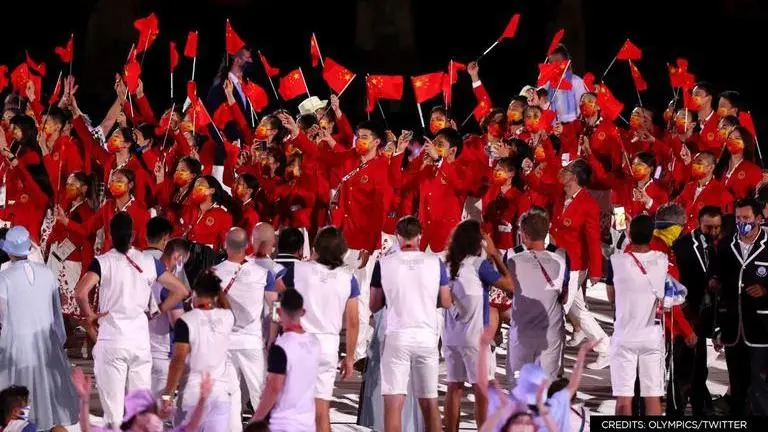 China censors Taiwan's 'Chinese Taipei' contingent at Olympics opening; cuts own team too /ChinaTaiwan/Tokyo Olympics 2020