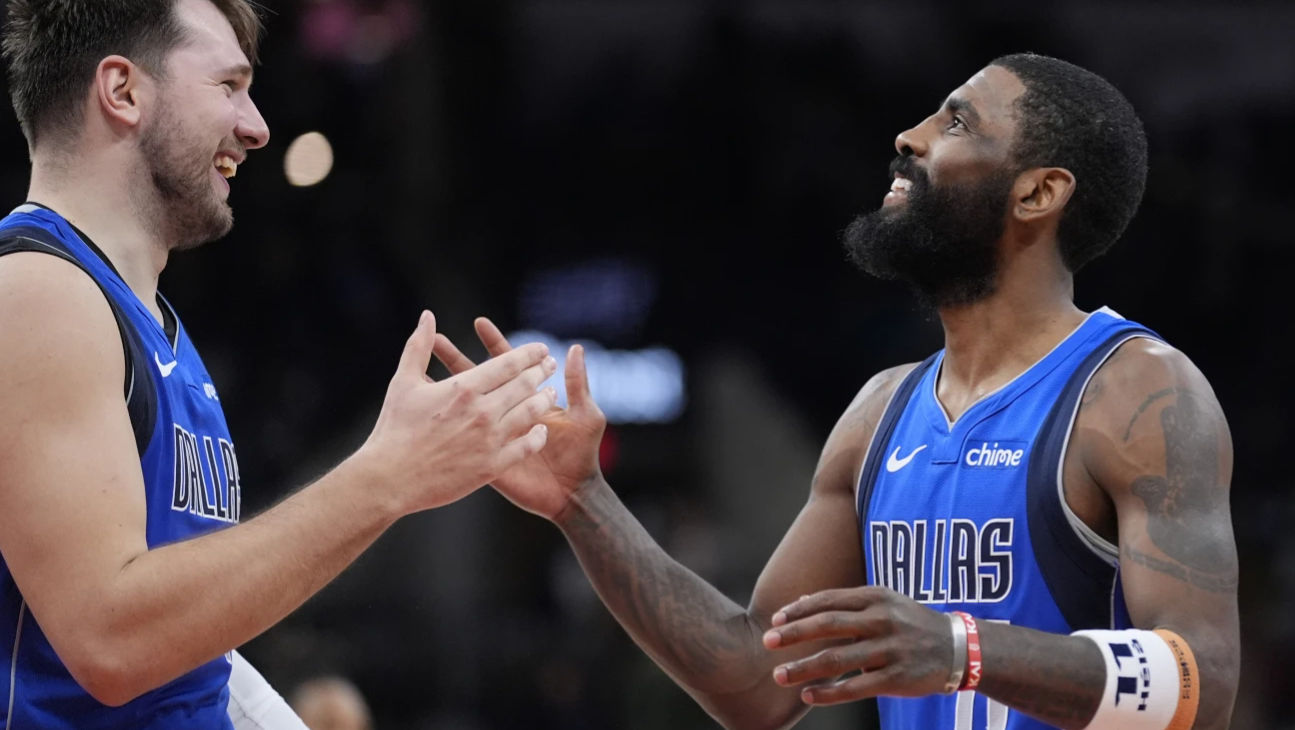 Luka Doncic Heaps Praise On Kyrie Irving As Dallas Mavericks Clinch ...