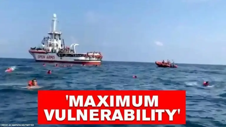 Italy: Over 70 migrants jump from rescue ship while waiting for permission to dock italy