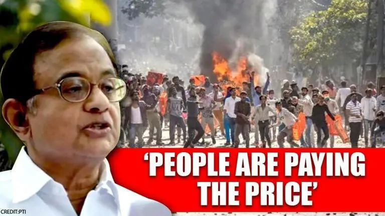 Chidambaram tells Centre to abandon CAA till SC's verdict as Delhi violence escalates Chidambaram